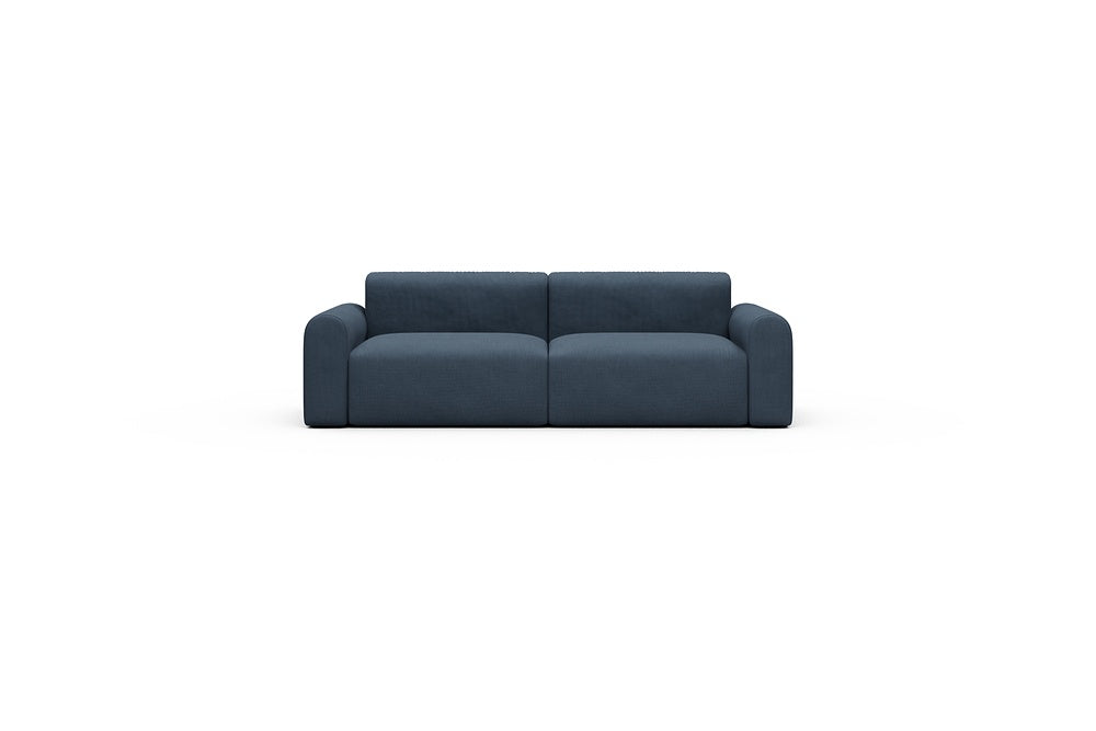 Rund Casual Modular Sofa - Configurations 1 - B2L - 240 x 97 cm - 2,5 Seater - 768 Cura Oxford Blue
