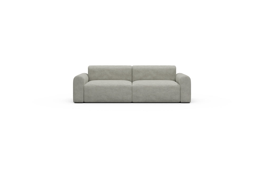 Rund Casual Modular Sofa - Configurations 1 - B2L - 240 x 97 cm - 2,5 Seater - 773 Carreno Moon Stone White
