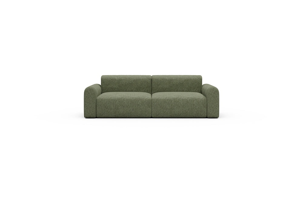 Rund Casual Modular Sofa - Configurations 1 - B2L - 240 x 97 cm - 2,5 Seater - 775 Carreno Vivid Green