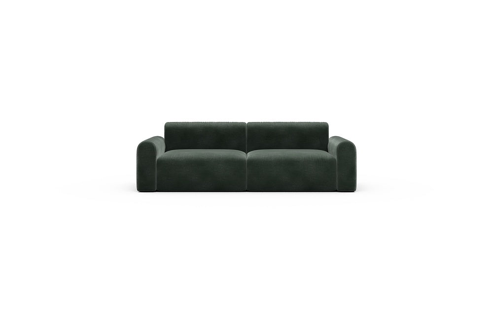 Rund Casual Modular Sofa - Configurations 1 - B2L - 240 x 97 cm - 2,5 Seater - 814 Smooth Laural Green