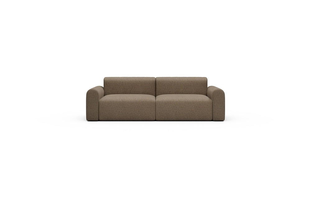 Rund Casual Modular Sofa - Configurations 1 - B2L - 240 x 97 cm - 2,5 Seater - 817 Aivi Khaki Brown