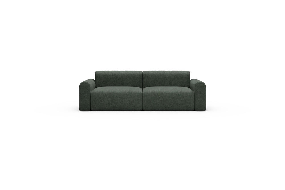 Rund Casual Modular Sofa - Configurations 1 - B2L - 240 x 97 cm - 2,5 Seater - 818 Aivi Pine Green