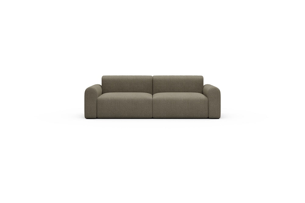 Rund Casual Modular Sofa - Configurations 1 - B2L - 240 x 97 cm - 2,5 Seater - 850 Mahoga Caramel Grey