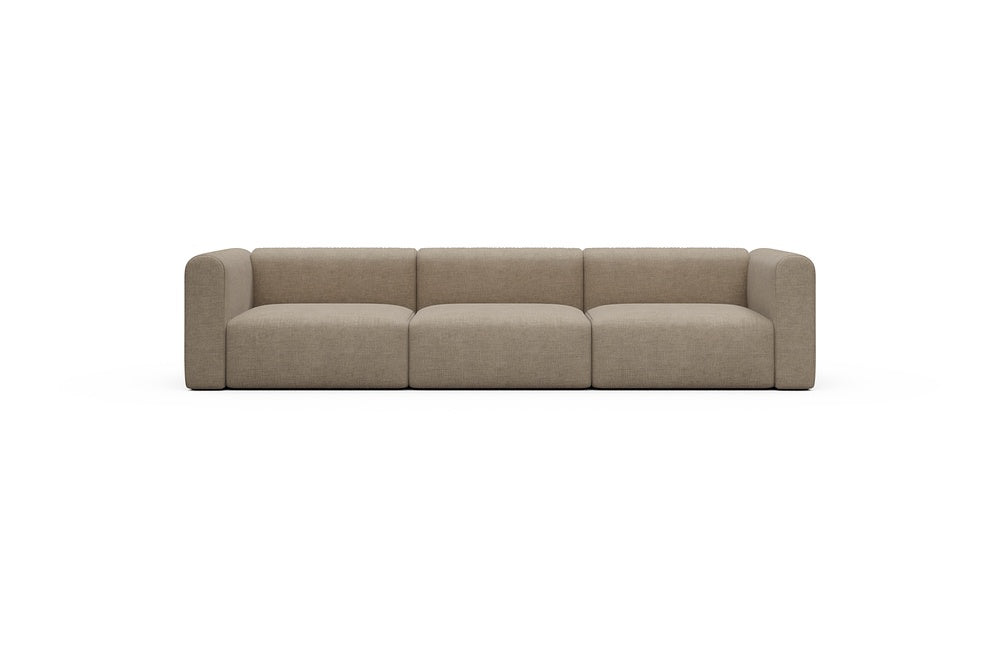 Rund Casual Modular Sofa - Configurations 1 - B3H - 335 x 97 cm - 3,5 Seater - 417 Esina Mocha