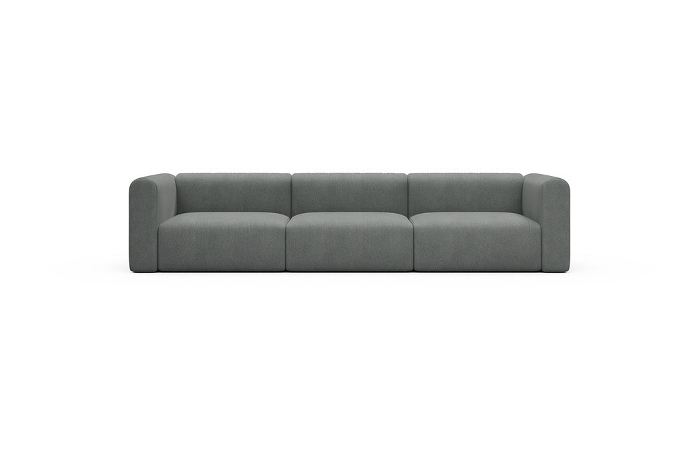 Rund Casual Modular Sofa - Configurations 1 - B3H - 335 x 97 cm - 3,5 Seater - 440 Satya Steel Grey