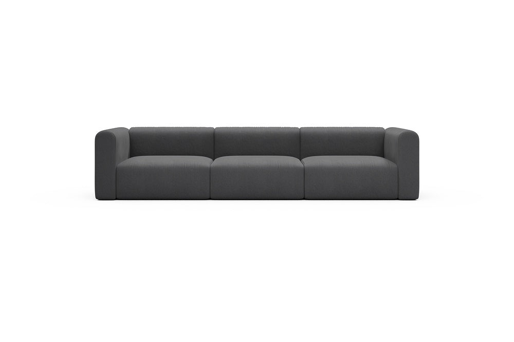 Rund Casual Modular Sofa - Configurations 1 - B3H - 335 x 97 cm - 3,5 Seater - 441 Satya Warm Zinc