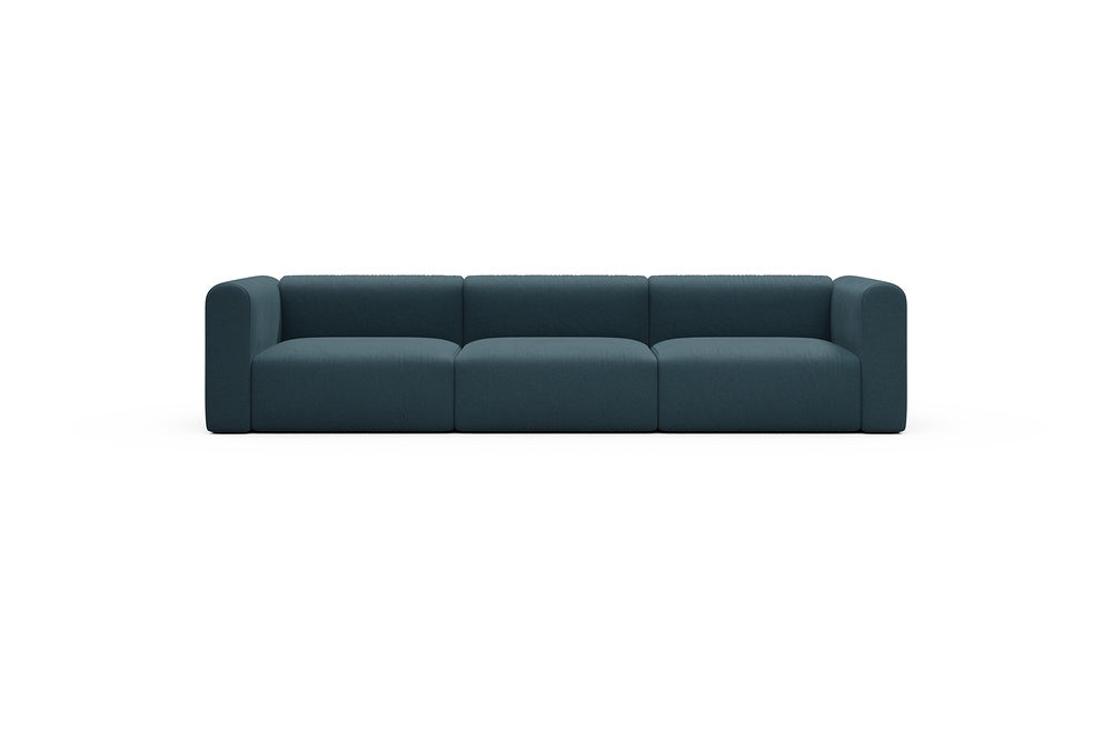 Rund Casual Modular Sofa - Configurations 1 - B3H - 335 x 97 cm - 3,5 Seater - 443 Satya Deep Blue