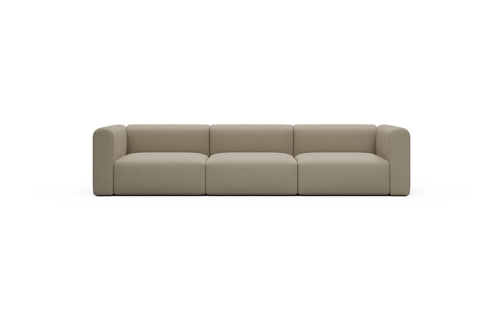 Rund Casual Modular Sofa - Configurations 1 - B3H - 335 x 97 cm - 3,5 Seater - 445 Satya Natural Biege