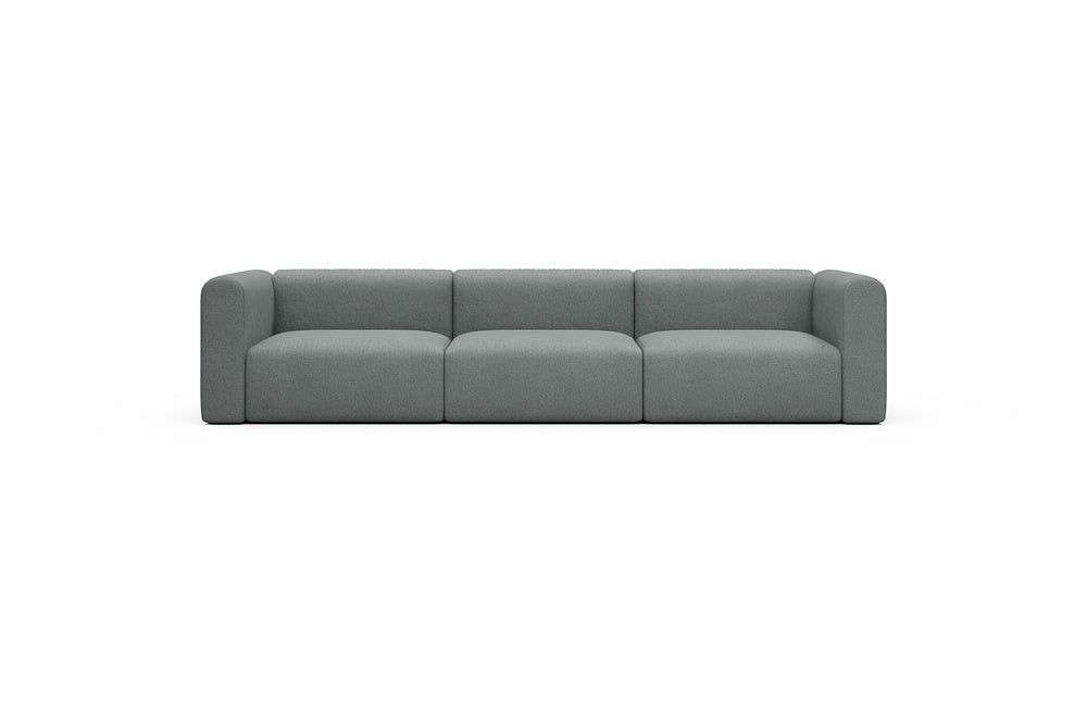 Rund Casual Modular Sofa - Configurations 1 - B3H - 335 x 97 cm - 3,5 Seater - 485 Denari Soft Grey