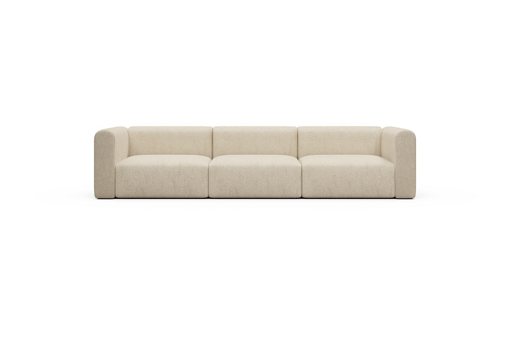 Rund Casual Modular Sofa - Configurations 1 - B3H - 335 x 97 cm - 3,5 Seater - 496 Casone Natural Beigie