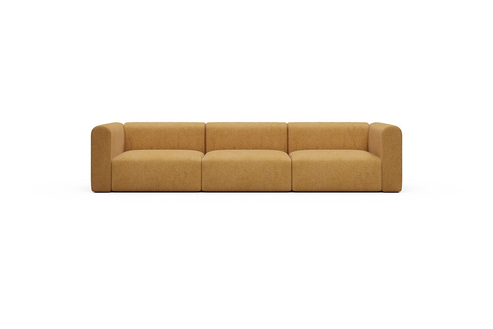 Rund Casual Modular Sofa - Configurations 1 - B3H - 335 x 97 cm - 3,5 Seater - 497 Casone Warm Yellow