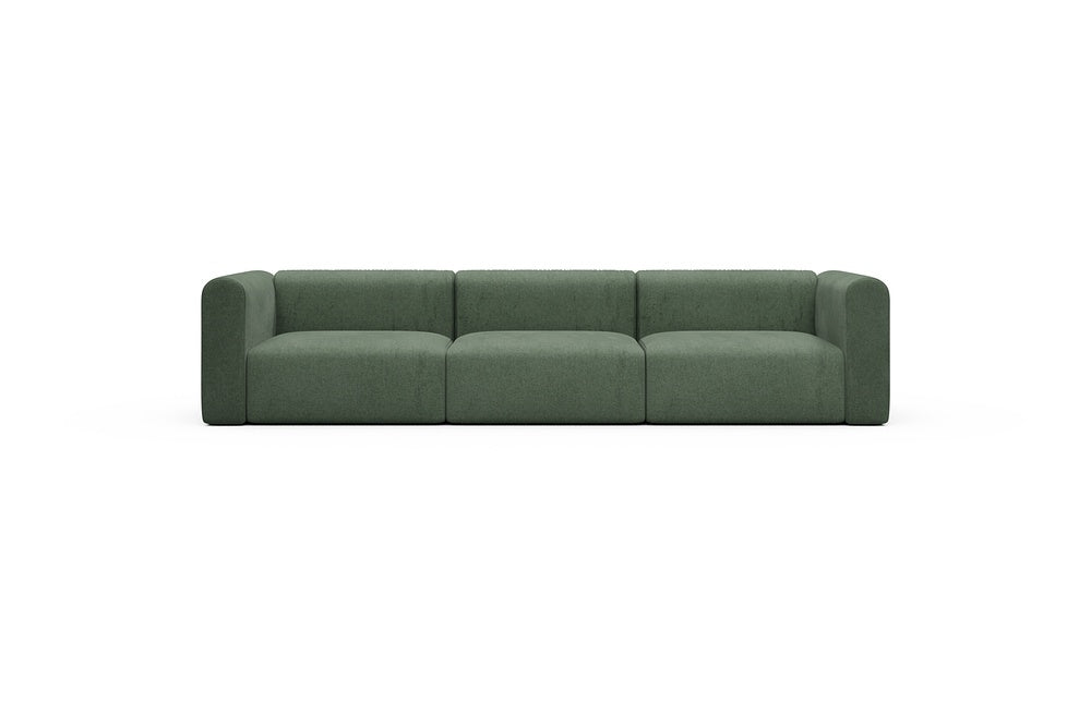 Rund Casual Modular Sofa - Configurations 1 - B3H - 335 x 97 cm - 3,5 Seater - 498 Casone Forest Green