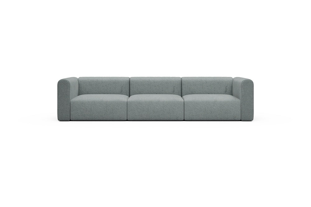 Rund Casual Modular Sofa - Configurations 1 - B3H - 335 x 97 cm - 3,5 Seater - 499 Casone Light mixed Green