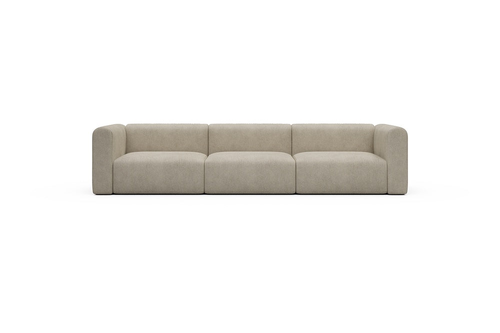 Rund Casual Modular Sofa - Configurations 1 - B3H - 335 x 97 cm - 3,5 Seater - 539 Bouclé Beige