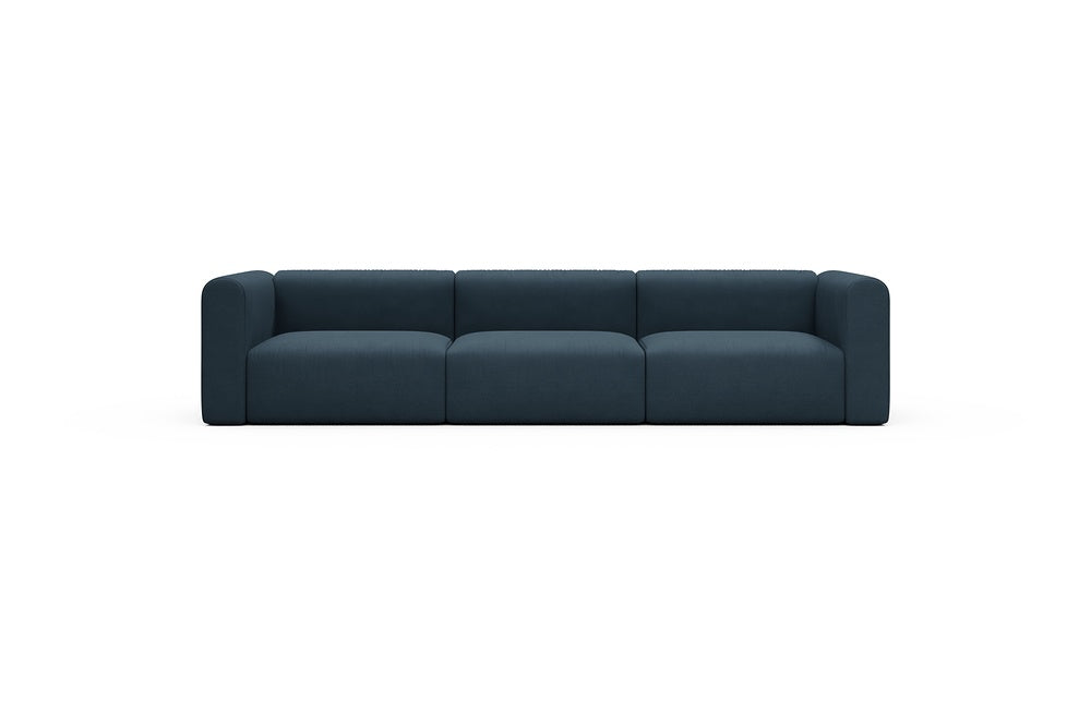 Rund Casual Modular Sofa - Configurations 1 - B3H - 335 x 97 cm - 3,5 Seater - 580 Argus Navy Blue