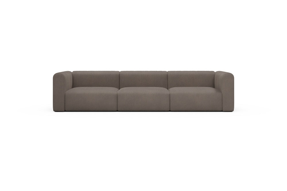 Rund Casual Modular Sofa - Configurations 1 - B3H - 335 x 97 cm - 3,5 Seater - 596 Corduroy Mocha