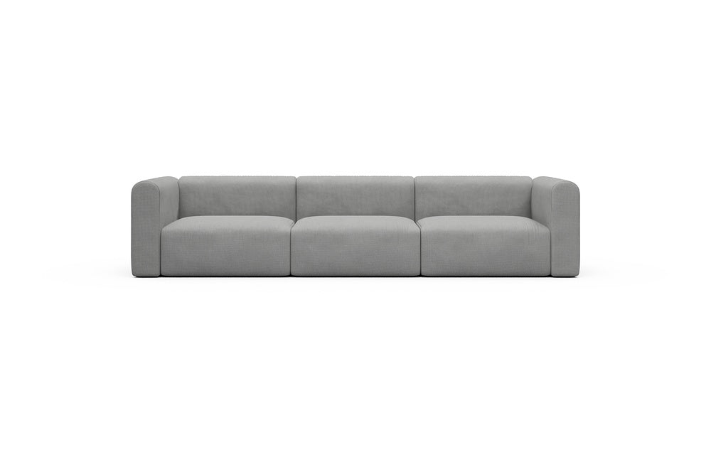 Rund Casual Modular Sofa - Configurations 1 - B3H - 335 x 97 cm - 3,5 Seater - 764 Cura Sand Grey