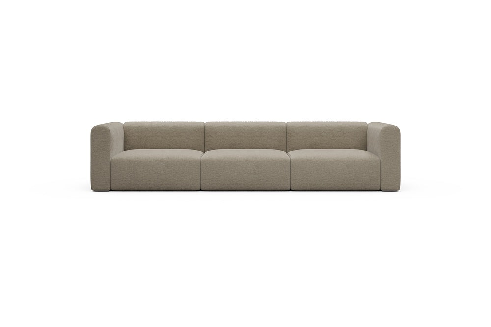 Rund Casual Modular Sofa - Configurations 1 - B3H - 335 x 97 cm - 3,5 Seater - 810 Smooth Smooth Beige