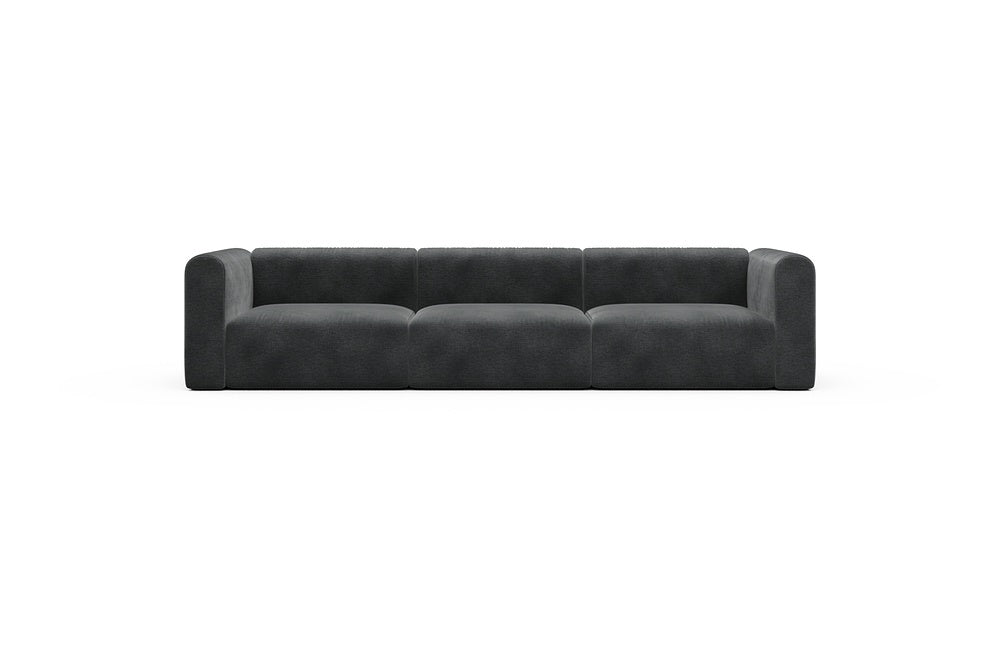 Rund Casual Modular Sofa - Configurations 1 - B3H - 335 x 97 cm - 3,5 Seater - 811 Smooth Deep Warm Grey