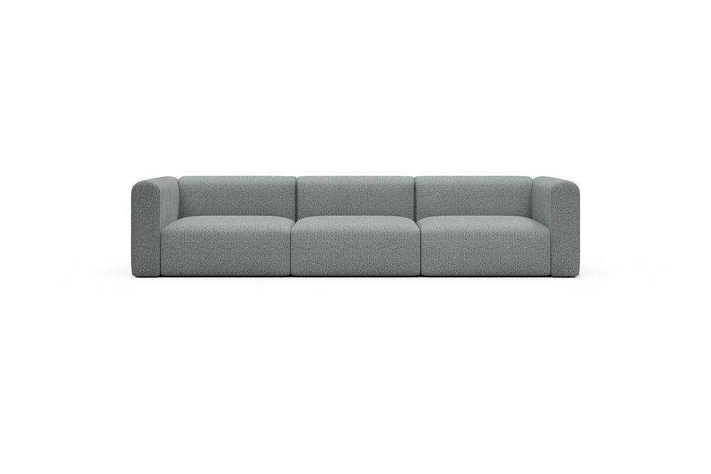 Rund Casual Modular Sofa - Configurations 1 - B3H - 335 x 97 cm - 3,5 Seater - 819 Aivi Gravel Grey