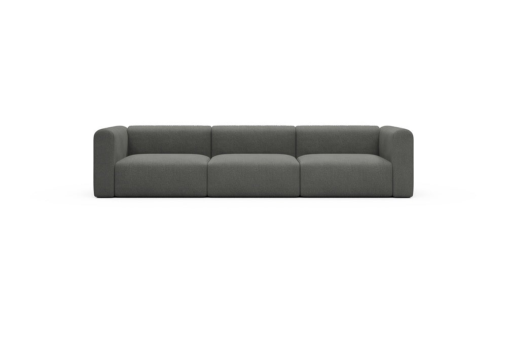 Rund Casual Modular Sofa - Configurations 1 - B3H - 335 x 97 cm - 3,5 Seater - 852 Mahoga Seal Grey