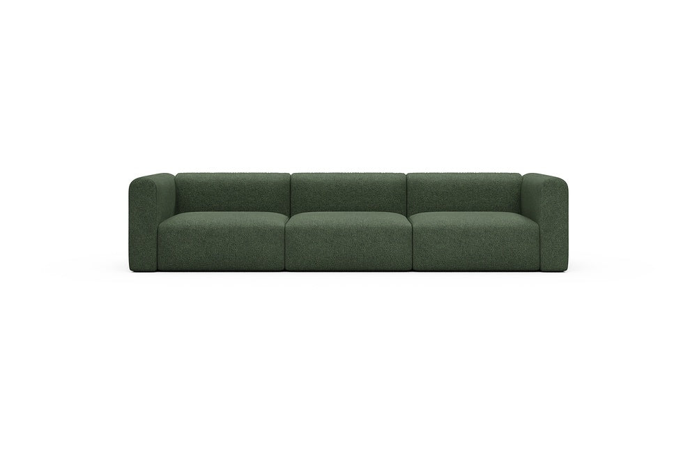 Rund Casual Modular Sofa - Configurations 1 - B3H - 335 x 97 cm - 3,5 Seater - 869 Vanora Deep Green