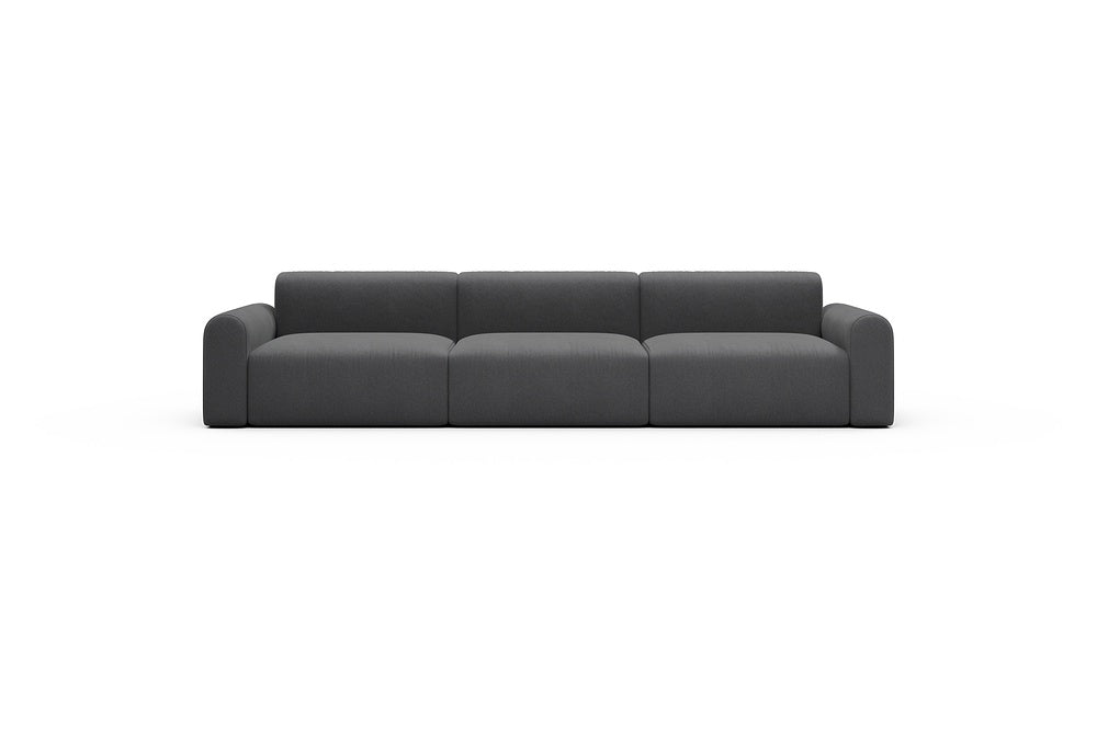 Rund Casual Modular Sofa - Configurations 1 - B3L - 335 x 97 cm - 3,5 Seater - 441 Satya Warm Zinc