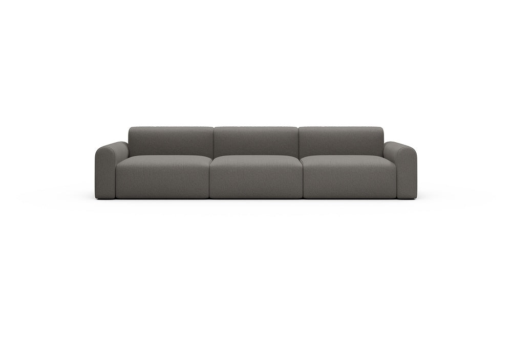 Rund Casual Modular Sofa - Configurations 1 - B3L - 335 x 97 cm - 3,5 Seater - 446 Satya Taupe Brown