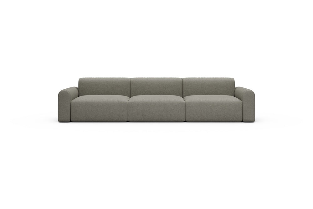 Rund Casual Modular Sofa - Configurations 1 - B3L - 335 x 97 cm - 3,5 Seater - 486 Denari Warm Grey