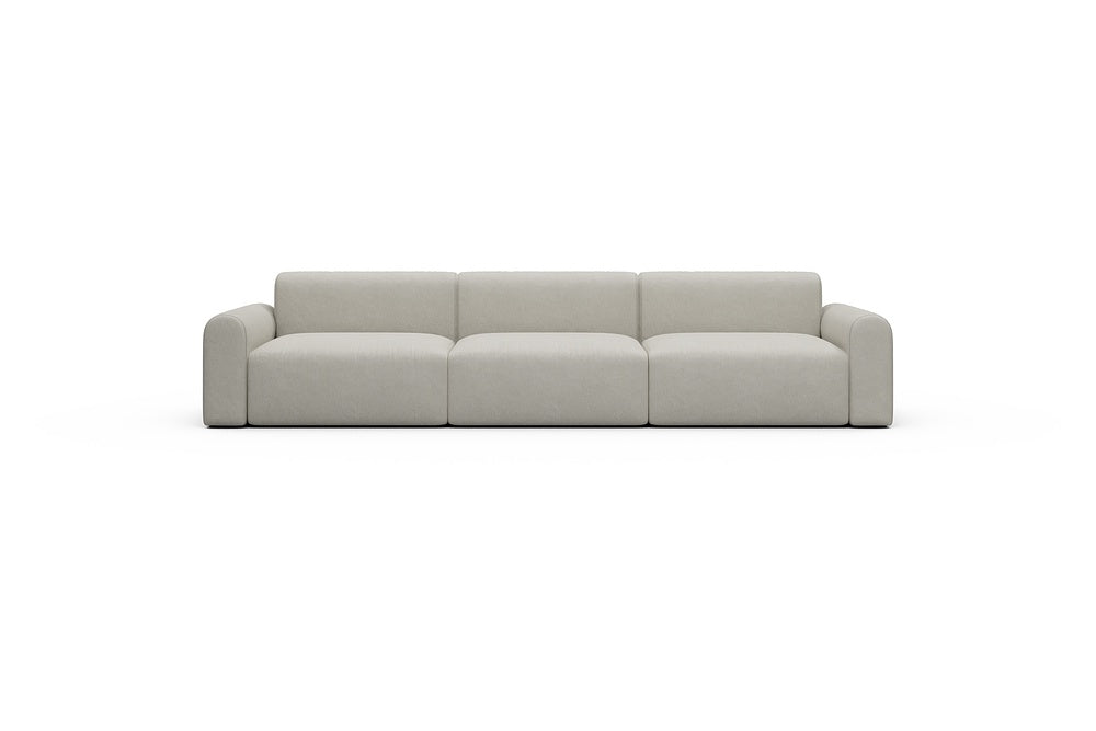 Rund Casual Modular Sofa - Configurations 1 - B3L - 335 x 97 cm - 3,5 Seater - 487 Denari Clean Beige