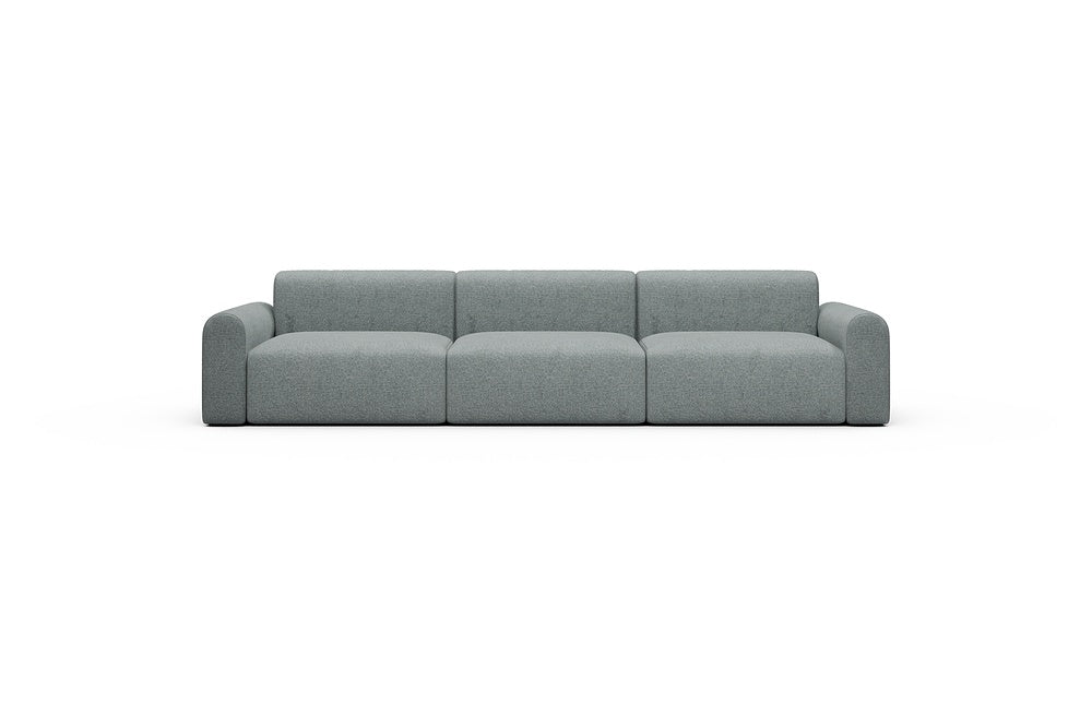 Rund Casual Modular Sofa - Configurations 1 - B3L - 335 x 97 cm - 3,5 Seater - 499 Casone Light mixed Green