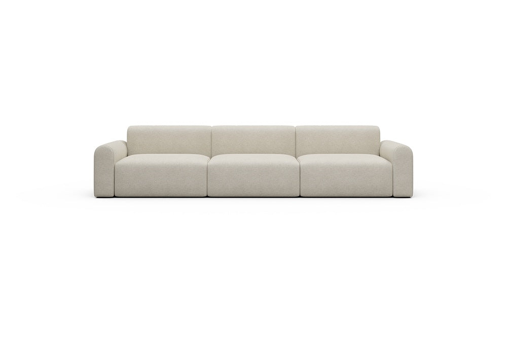 Rund Casual Modular Sofa - Configurations 1 - B3L - 335 x 97 cm - 3,5 Seater - 584 Argus Natural