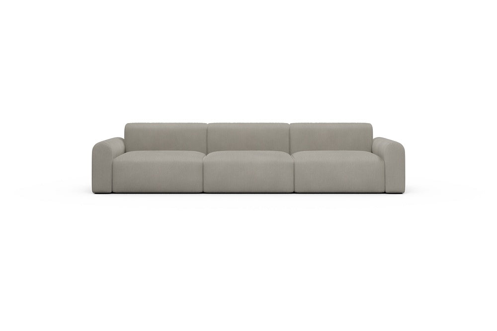 Rund Casual Modular Sofa - Configurations 1 - B3L - 335 x 97 cm - 3,5 Seater - 603 Corduroy Beige