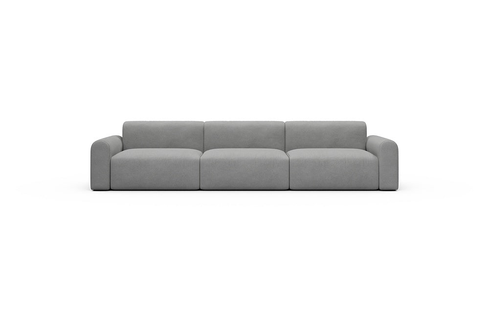 Rund Casual Modular Sofa - Configurations 1 - B3L - 335 x 97 cm - 3,5 Seater - 764 Cura Sand Grey