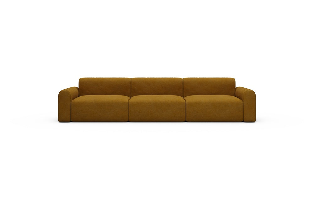 Rund Casual Modular Sofa - Configurations 1 - B3L - 335 x 97 cm - 3,5 Seater - 767 Cura Apricot