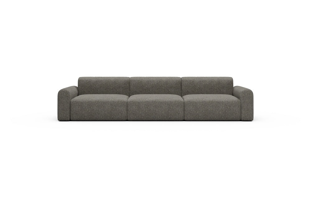 Rund Casual Modular Sofa - Configurations 1 - B3L - 335 x 97 cm - 3,5 Seater - 771 Carreno Sepia Brown