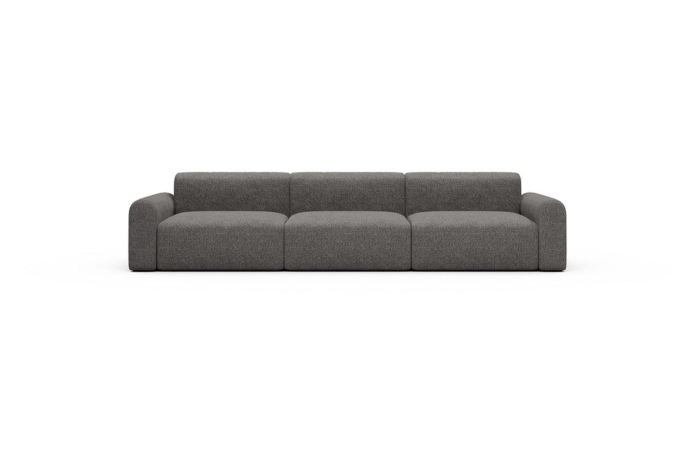 Rund Casual Modular Sofa - Configurations 1 - B3L - 335 x 97 cm - 3,5 Seater - 772 Carreno Salt & Pepper