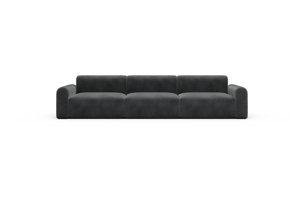 Rund Casual Modular Sofa - Configurations 1 - B3L - 335 x 97 cm - 3,5 Seater - 811 Smooth Deep Warm Grey