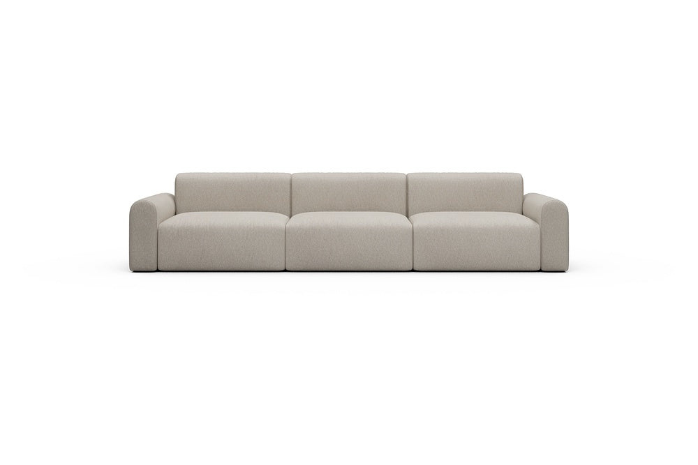 Rund Casual Modular Sofa - Configurations 1 - B3L - 335 x 97 cm - 3,5 Seater - 816 Aivi Lace Beige
