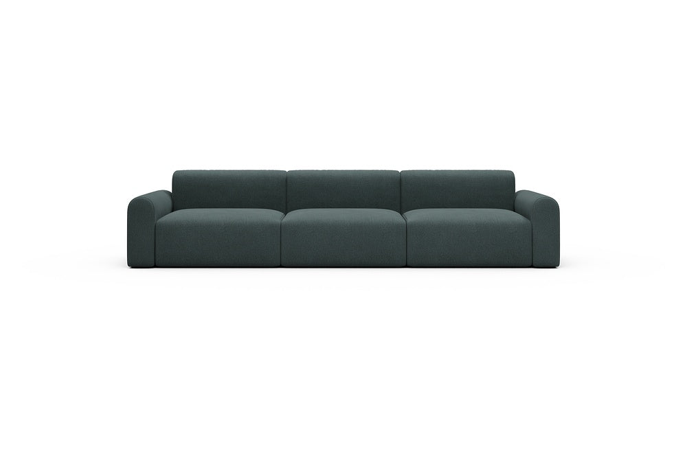 Rund Casual Modular Sofa - Configurations 1 - B3L - 335 x 97 cm - 3,5 Seater - 851 Mahoga Dark Blue
