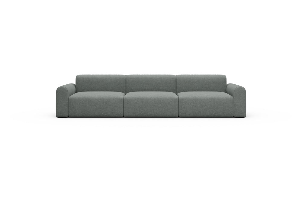 Rund Casual Modular Sofa - Configurations 1 - B3L - 335 x 97 cm - 3,5 Seater - 853 Mahoga Dove Grey