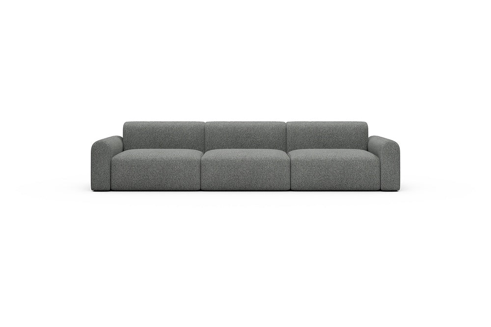 Rund Casual Modular Sofa - Configurations 1 - B3L - 335 x 97 cm - 3,5 Seater - 868 Vanora Warm Grey