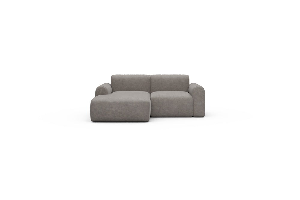 Rund Casual Modular Sofa - Configurations 1 - C1L - 194 x 97 cm - Chaise + 1 Seater - 418 Esina Truffle