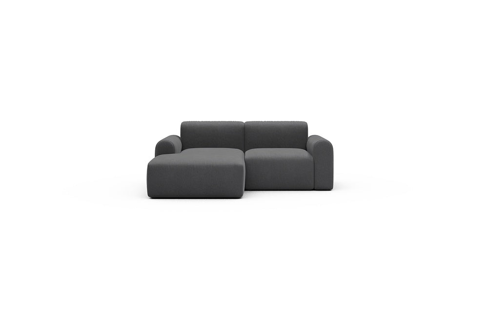 Rund Casual Modular Sofa - Configurations 1 - C1L - 194 x 97 cm - Chaise + 1 Seater - 441 Satya Warm Zinc