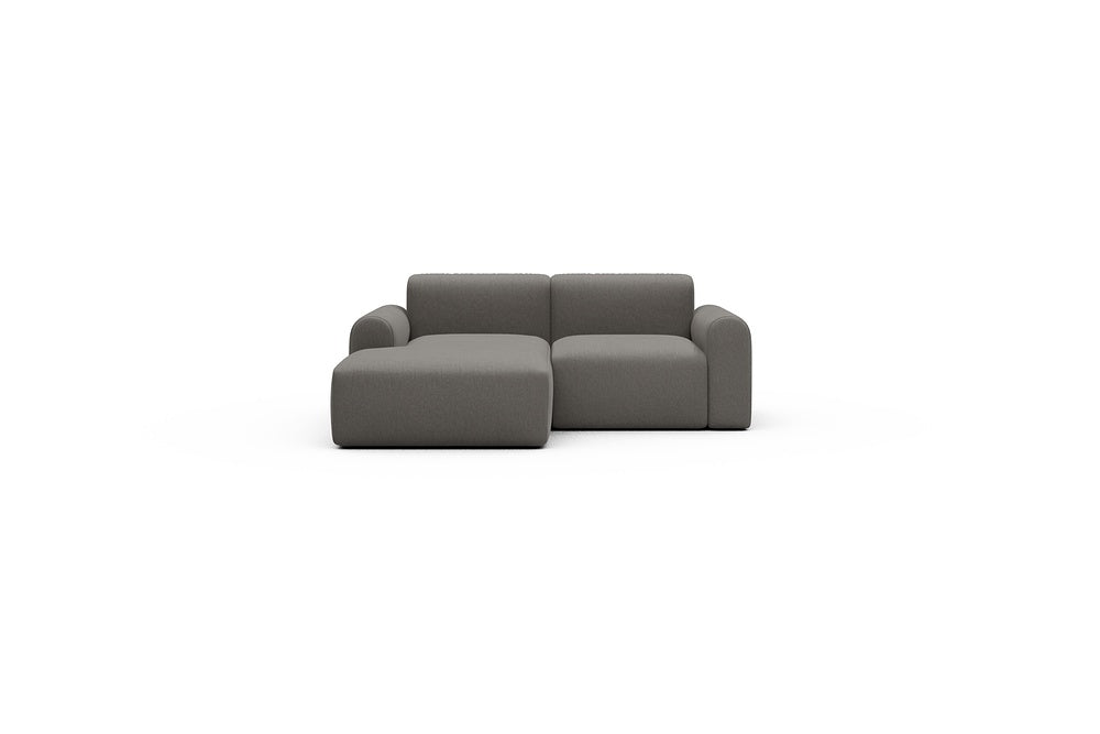 Rund Casual Modular Sofa - Configurations 1 - C1L - 194 x 97 cm - Chaise + 1 Seater - 446 Satya Taupe Brown