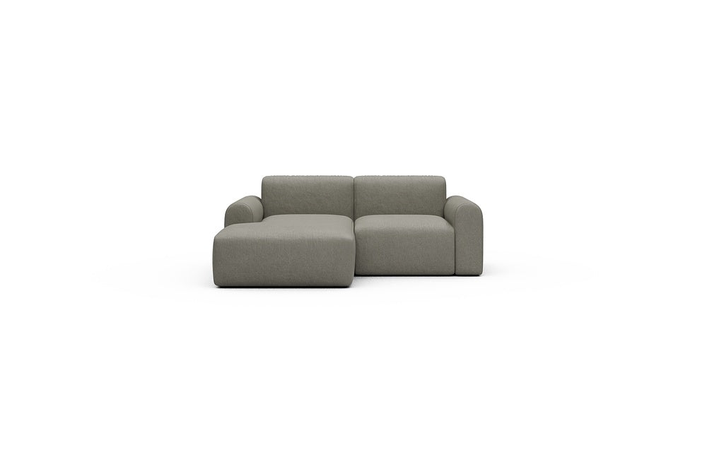 Rund Casual Modular Sofa - Configurations 1 - C1L - 194 x 97 cm - Chaise + 1 Seater - 486 Denari Warm Grey