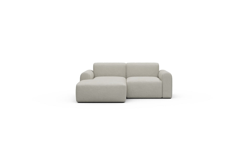 Rund Casual Modular Sofa - Configurations 1 - C1L - 194 x 97 cm - Chaise + 1 Seater - 487 Denari Clean Beige