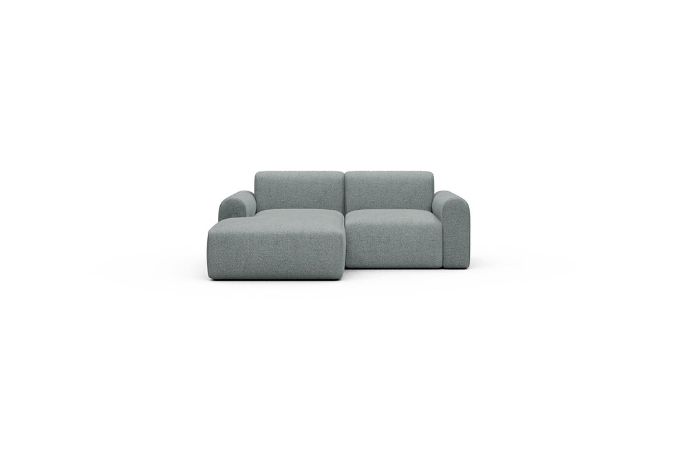 Rund Casual Modular Sofa - Configurations 1 - C1L - 194 x 97 cm - Chaise + 1 Seater - 499 Casone Light mixed Green