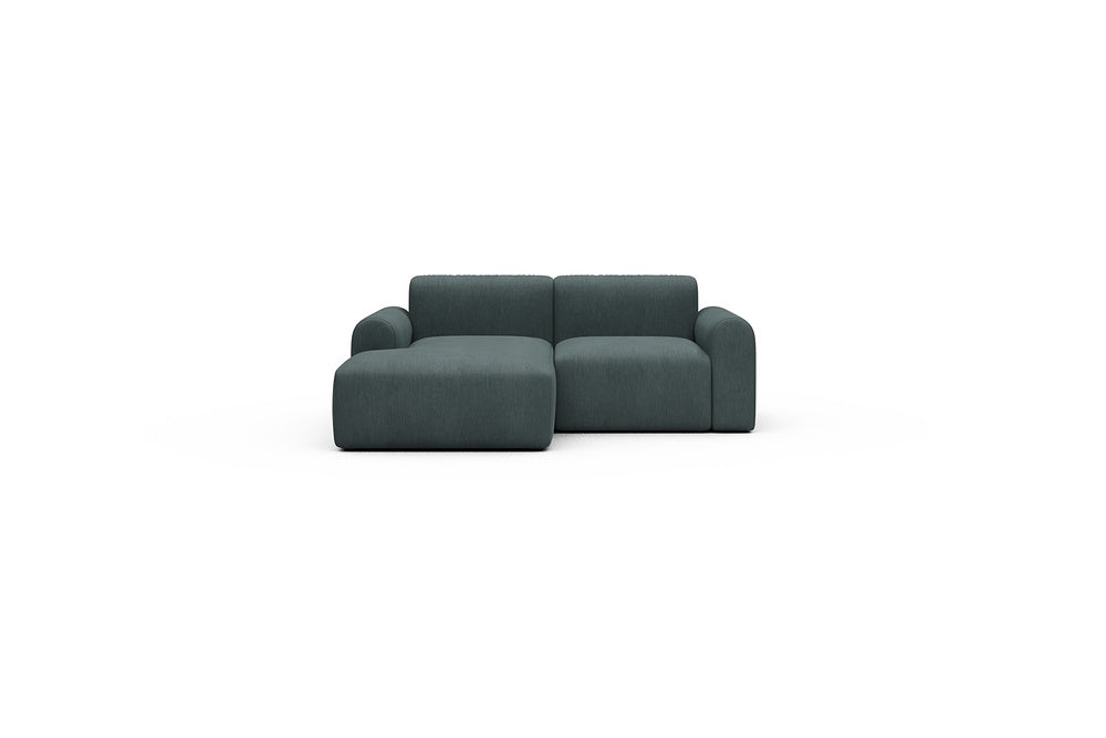 Rund Casual Modular Sofa - Configurations 1 - C1L - 194 x 97 cm - Chaise + 1 Seater - 573 Vivus Dusty Blue