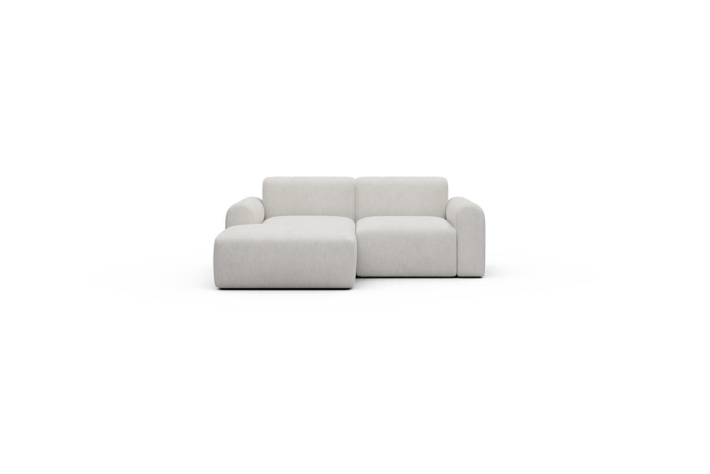 Rund Casual Modular Sofa - Configurations 1 - C1L - 194 x 97 cm - Chaise + 1 Seater - 574 Vivus Dusty Off White